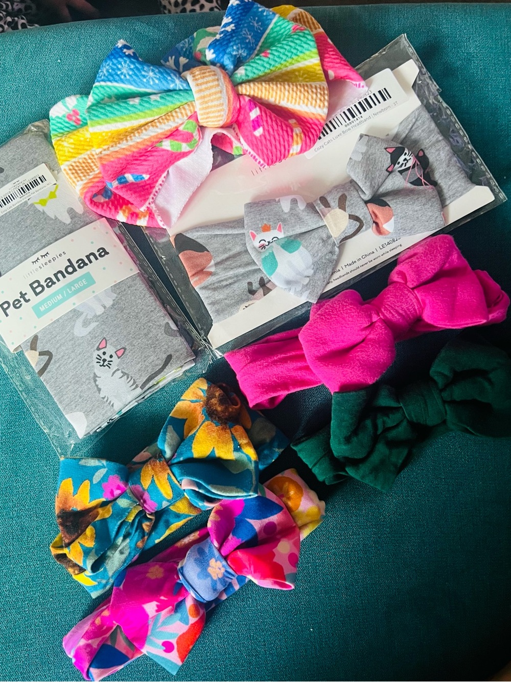 Little Sleepies/Bums&Roses Bow Headbands - Assorted Colors